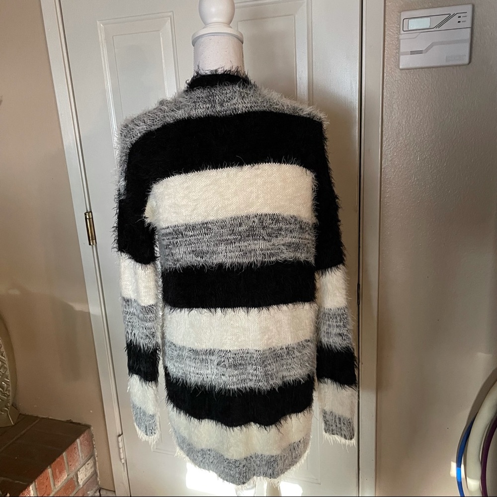 Volcom Women’s Fuzzy Open Front Sweater - image 3